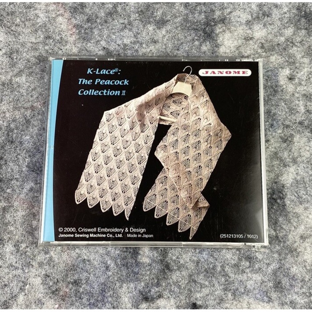 Janome Software‎ K-Lace Peacock Collection for Janome MC10000 MC10001